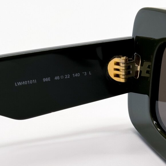 NEW LOEWE LW40101I 96E SHINY GREEN WOMEN SUNGLASSES LOEWE main image 12